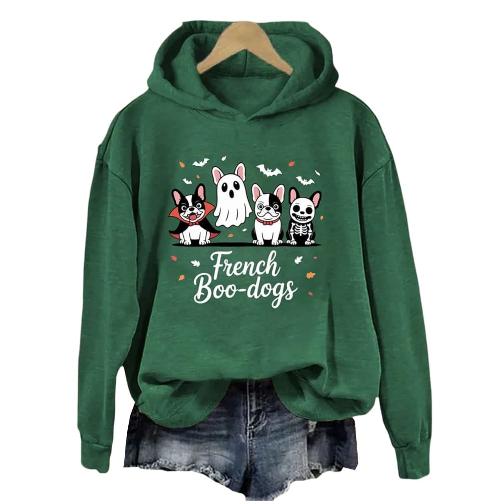 Fall French Bulldog Halloween Hoodie Fall French Bulldog Halloween Hoodie