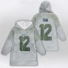 Fan 12 Seahawks Blanket Hoodie