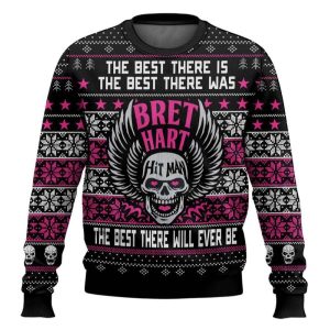 Brett Hart Hitman Ugly Christmas Sweater