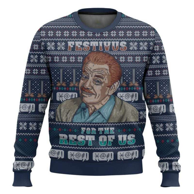 Festivus For The Rest Of Us Seinfeld Ugly Christmas Sweater Festivus For The Rest Of Us Seinfeld Ugly Christmas Sweater