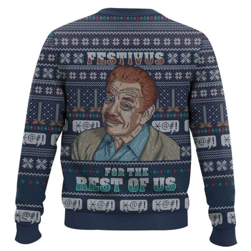 Festivus For The Rest Of Us Seinfeld Ugly Christmas Sweater Festivus For The Rest Of Us Seinfeld Ugly Christmas Sweater