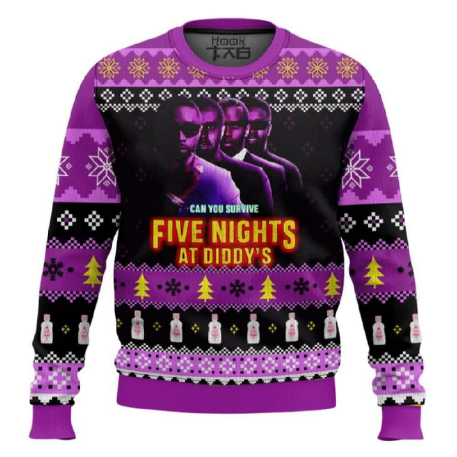 Five Nights At Diddy’s Ugly Christmas Sweater Five Nights At Diddy’s Ugly Christmas Sweater