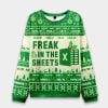 Freak in the Sheets Ugly Christmas Knit Sweater