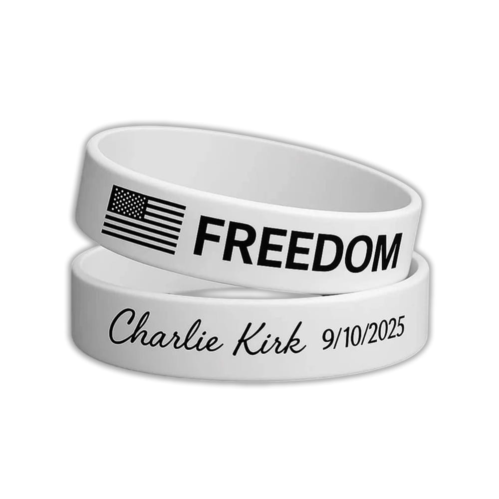 Freedom Charlie Kirk Bracelet Freedom Charlie Kirk Bracelet