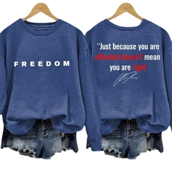 Freedom Charlie Kirk Quote Sweatshirt