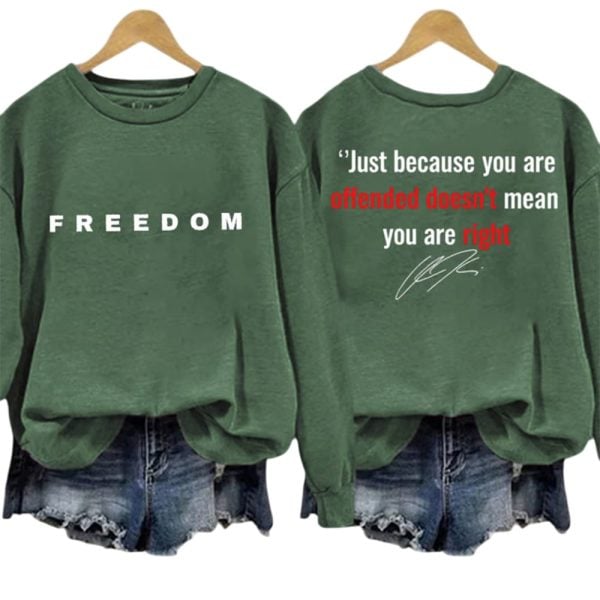 Freedom Charlie Kirk Quote Sweatshirt