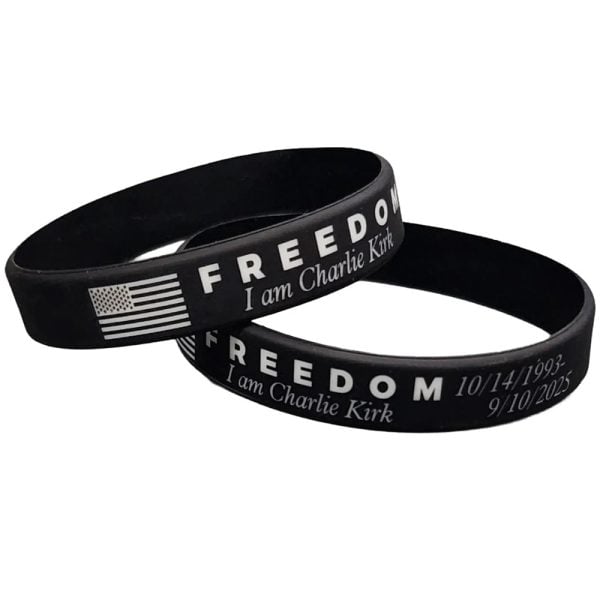 Freedom I Am Charlie Kirk Bracelet