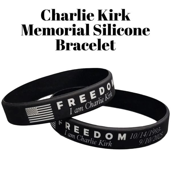 Freedom I Am Charlie Kirk Bracelet