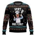 Funny Swedish Chef Vert Der Ferk Ugly Christmas Sweater