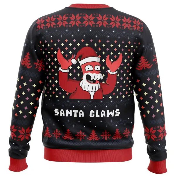 Futurama Santa Zoidberg Ugly Christmas Sweater