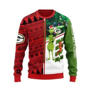 Packers Grnch Scooby Doo Ugly Christmas Sweater