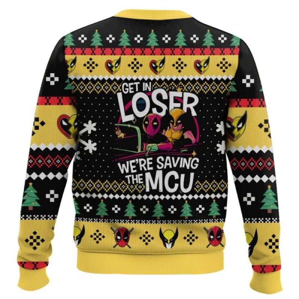 Get in Loser Deadpool Wolverine Ugly Sweater
