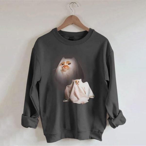 Ghost Kitten Sweatshirt