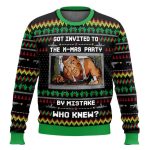 Got Invited To A Christmas Party Die Hard Ugly Christmas Sweater