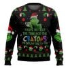 Grnch I Have Neither The Time Nor The Crayons To Explain This To You Ugly Christmas Sweater
