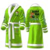 Grnch In Case Of Accident My Blood Type Is Jameson Fleece Bathrobe