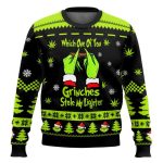 Grnch Weed Which One Of You Grnches Stolen My Lighter Ugly Christmas Sweater