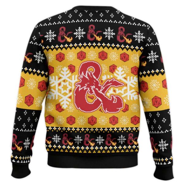Guess I’ll Die Dungeons & Dragons Ugly Christmas Sweater