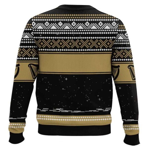 Guinness Bulldog Ugly Christmas Sweater