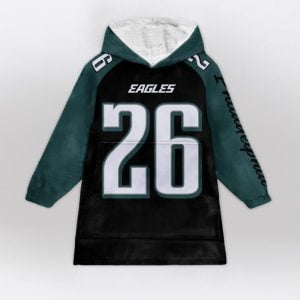 Barkley 26 Philadelphia Football Unisex Blanket Hoodie