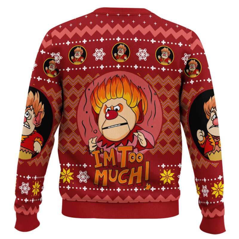 Heat Miser The Year Without a Santa Claus Ugly Christmas Sweater Heat Miser The Year Without a Santa Claus Ugly Christmas Sweater