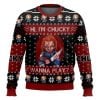 Hi I’m Chucky Wanna Play Ugly Christmas Sweater