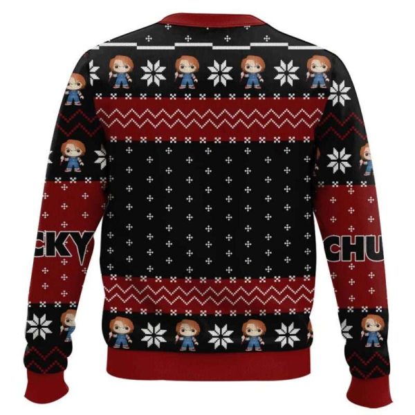 Hi I’m Chucky Wanna Play Ugly Christmas Sweater