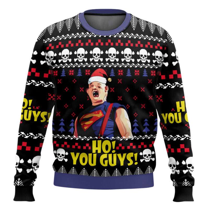Ho You Guys The Groonies Ugly Christmas Sweater Ho You Guys The Groonies Ugly Christmas Sweater