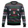 Holly Volley Volleyball Ugly Christmas Sweater