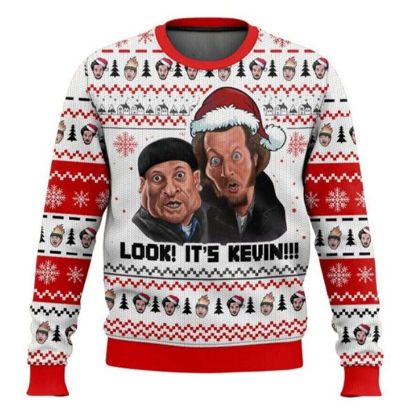 Home Alone Look It’s Kevin Christmas Ugly Sweater