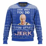 Home Alone You Little Jerk Meme Christmas Ugly Sweater