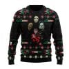 Horror Killer Christmas Halloween Ugly Sweater