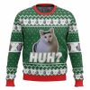 Huh Cat meme Christmas Ugly Sweater
