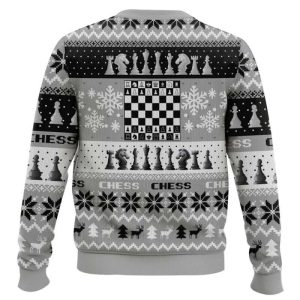 Christmas Chess Board Games Ugly Christmas Sweater 1 Christmas Chess Board Games Ugly Christmas Sweater1