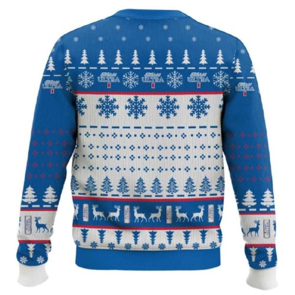 I Love Titties And Michelob Ultra Ugly Christmas Sweater