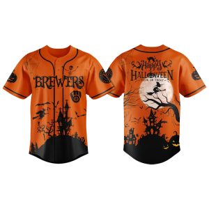 2025 Brewers Happy Halloween Trick Or Treat Jersey