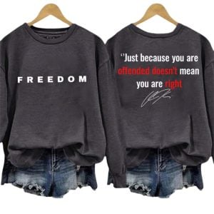 Freedom Charlie Kirk Quote Sweatshirt2