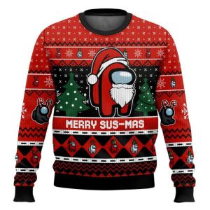 MERRY SUS MAS Among Us Ugly Christmas Sweater