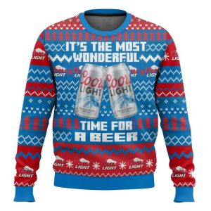 It’s The Most Wonderful Time For A Coors Light Ugly Christmas Sweater