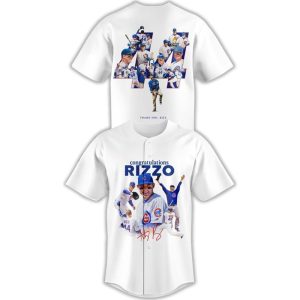 Cubs Legend Anthony Rizzo Jersey Thank You Rizz