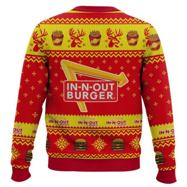 In-N-Out Burger Ugly Christmas Sweater
