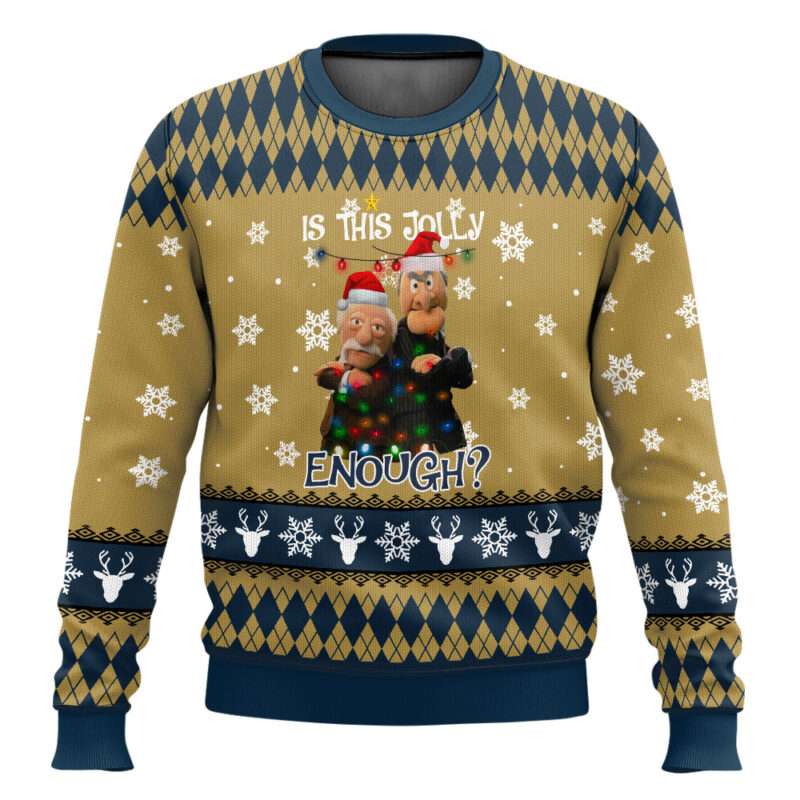 Is This Jolly Enough Muppets Ugly Christmas Sweater Is This Jolly Enough Muppets Ugly Christmas Sweater