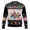 It’s Okay To Feel All The Feels Inside Out Ugly Christmas Sweater