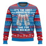 It's The Most Wonderful Time For A Coors Light Ugly Christmas Sweater