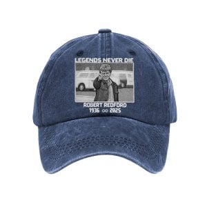 Unisex Legends Never Die RIP Robert Redford Memorial Hat3