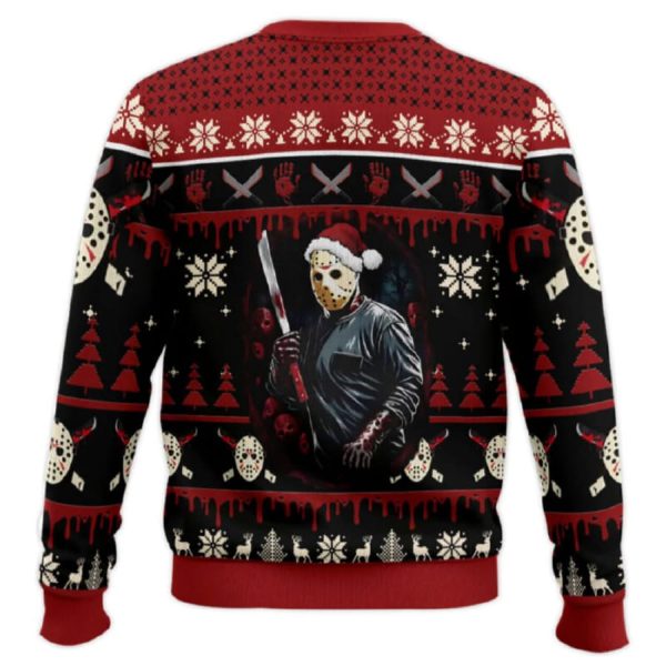 Jason Voorhees Firday The 13th Ugly Christmas Sweater