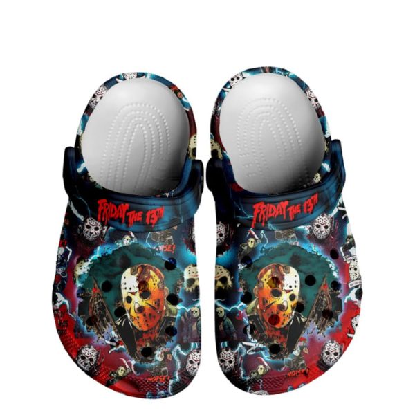 Jason Voorhees x Halloween Crocs Crocband Clogs