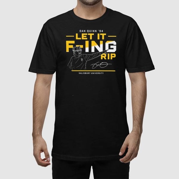 Jayden Daniels Dan Quinn ’94 F-ing RIP Salisbury University Shirt
