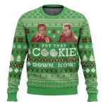 Jingle All The Way Put That Cookie Down Now Christmas Ugly Sweater