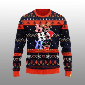 Bears HoHoHo Mickey Ugly Christmas Sweater1